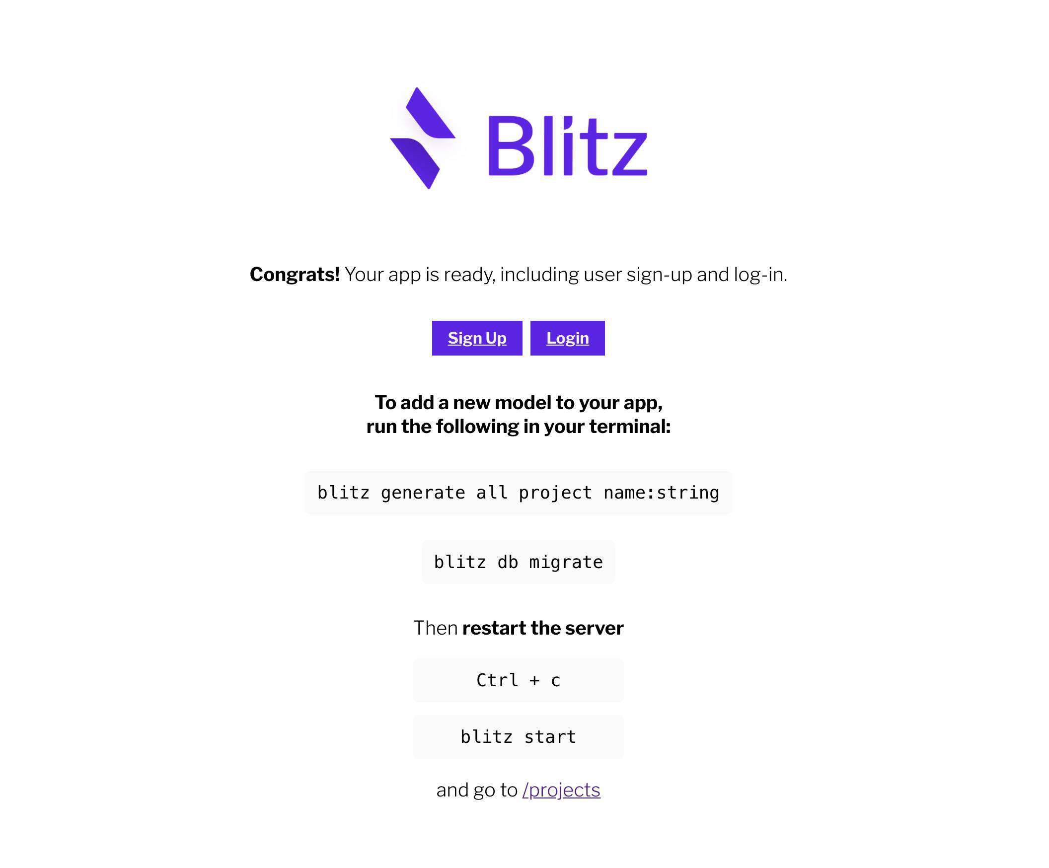 Node全栈开发框架Blitz