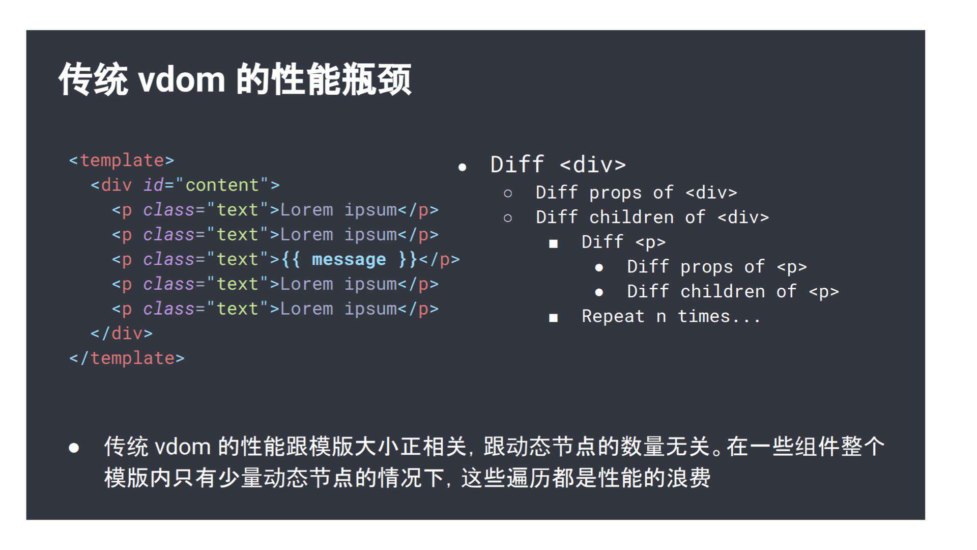 React 与 Vue 框架的设计思路大 PK【早早聊】