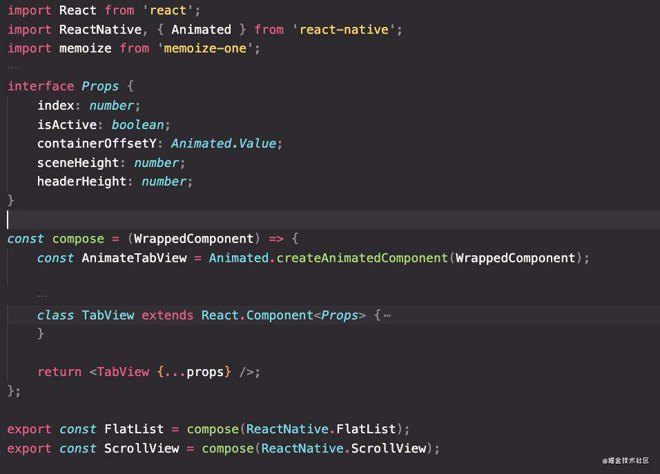 React-Native实现头部滑动，TabBar吸附的TabView