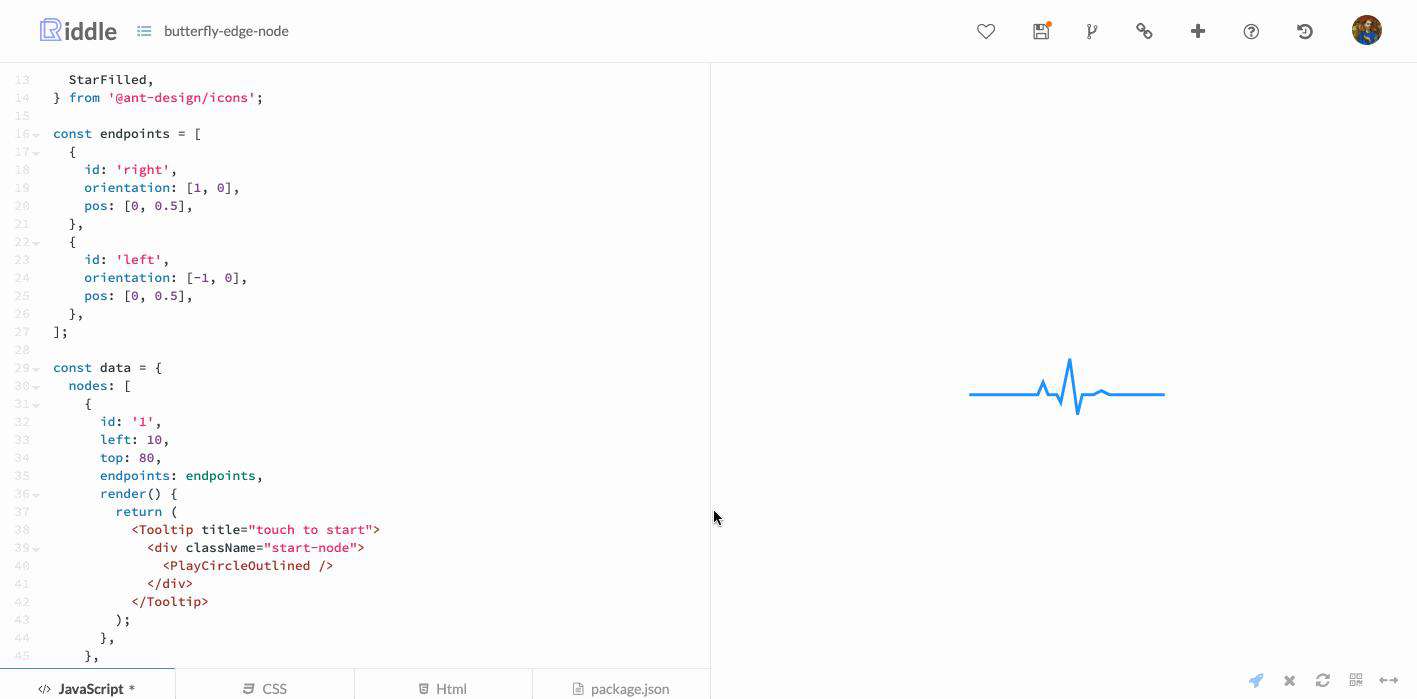React & Vue2 Butterfly图编排——让数据更自由地驱动DAG流程图