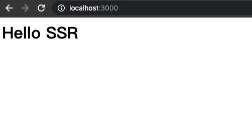 React SSR 同构入门与原理