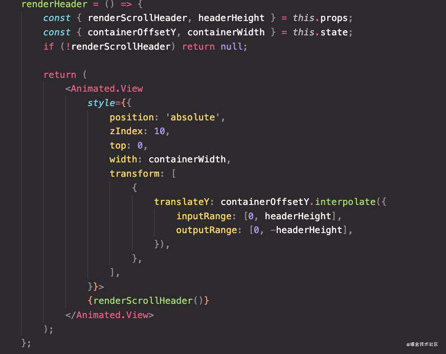 React-Native实现头部滑动，TabBar吸附的TabView