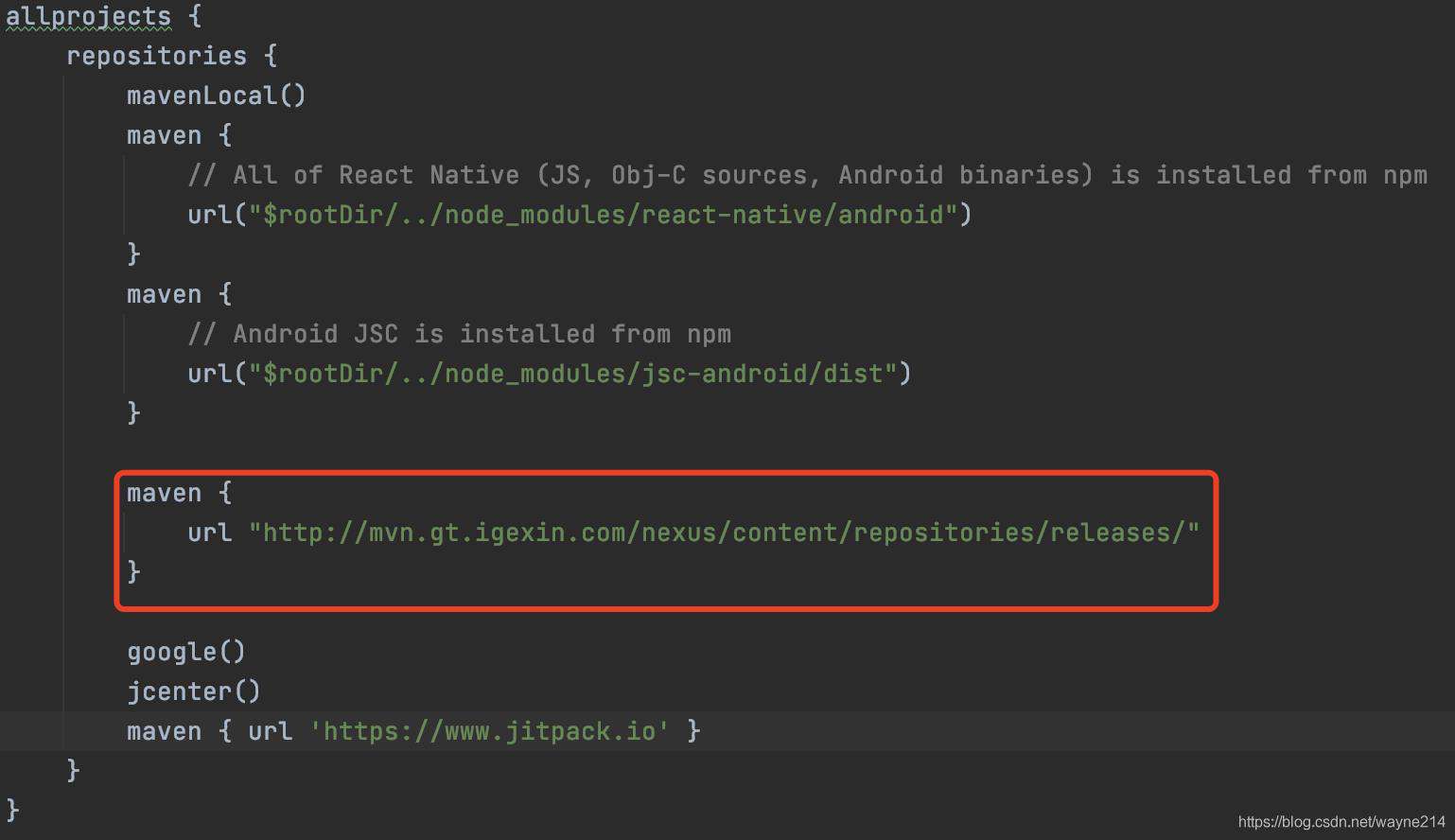 ReactNative集成个推消息推送