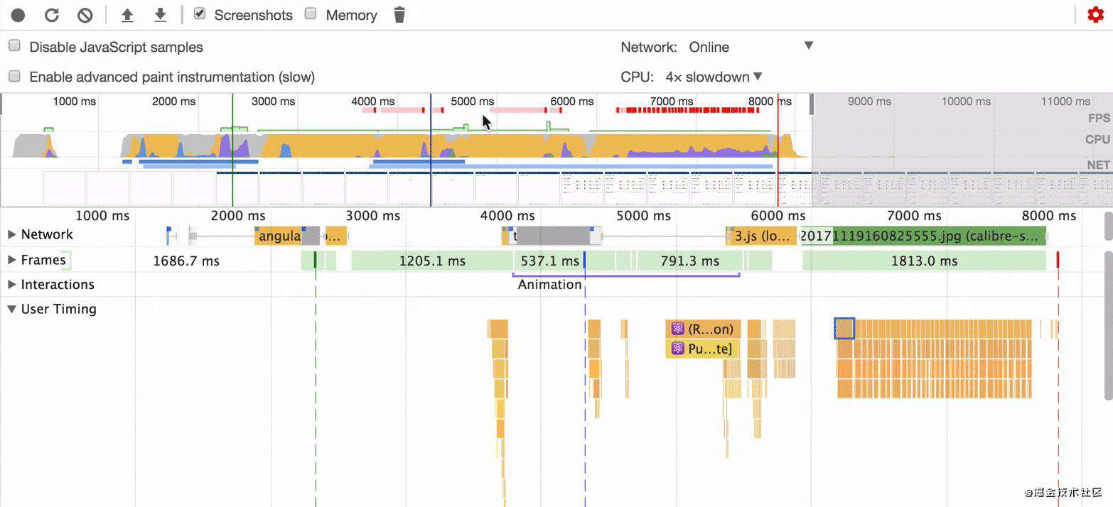 如何使用Chrome devtools分析React组件的性能