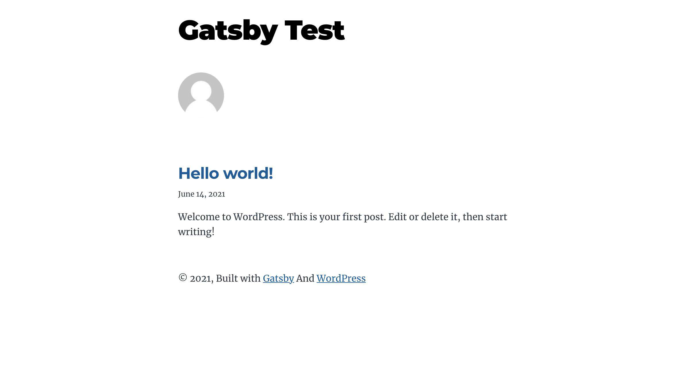 如何在Gatsby.js应用程序中使用WordPress内容