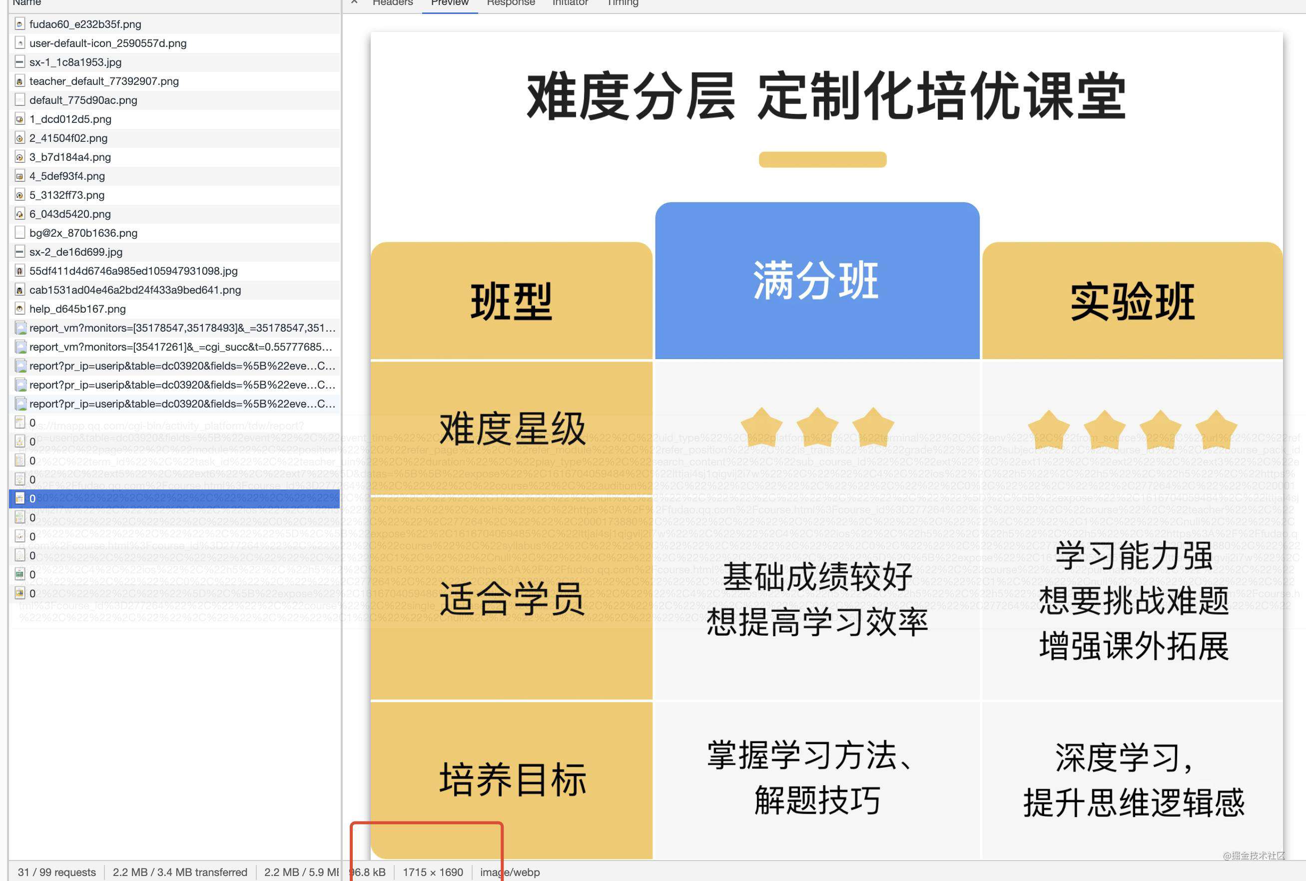 腾讯企鹅辅导 H5 性能极致优化