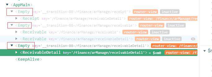 vue-element-admin 中三级路由缓存问题