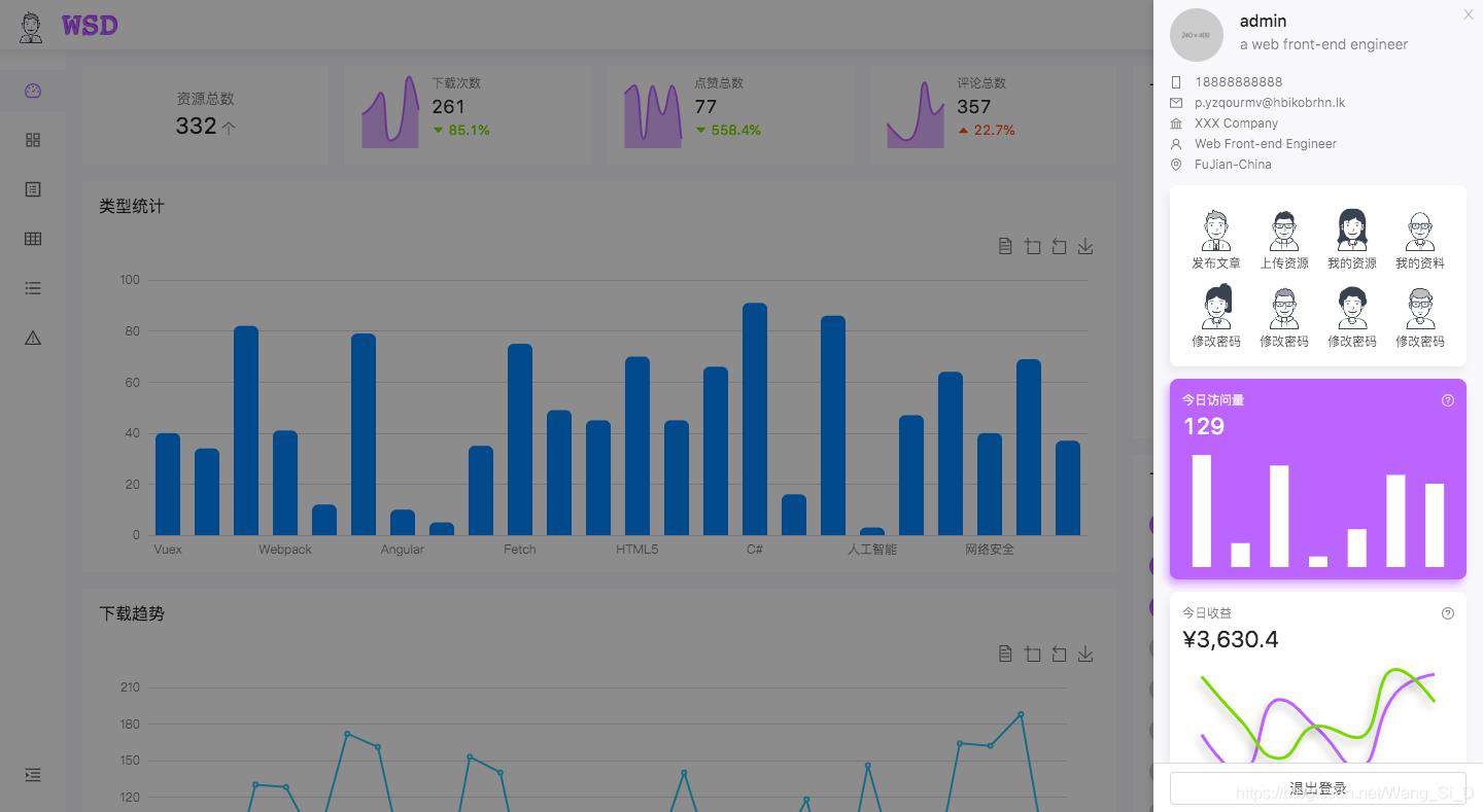 Vue2.x + Antd + mock 项目实战
