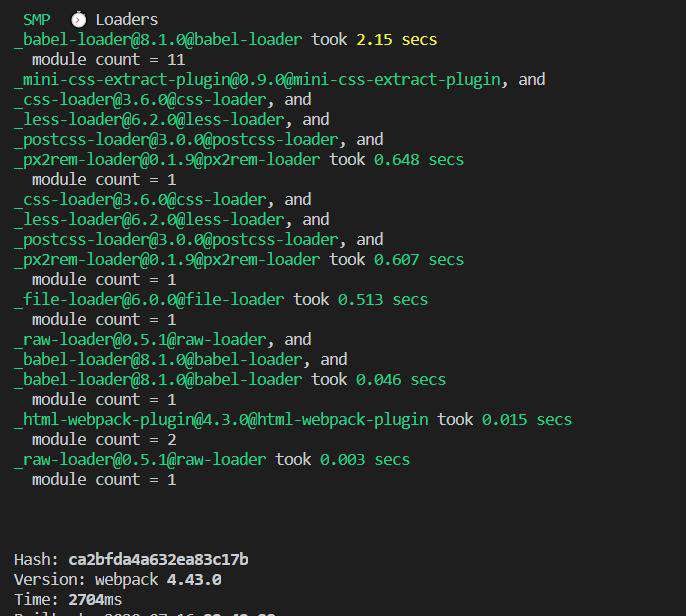 webpack4打包优化(HappyPack、thread-loader）