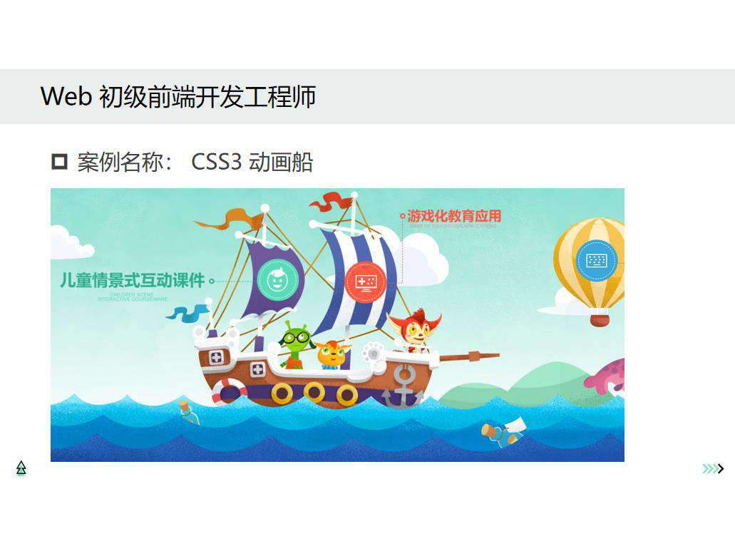 Web前端开发职业技术要求规划