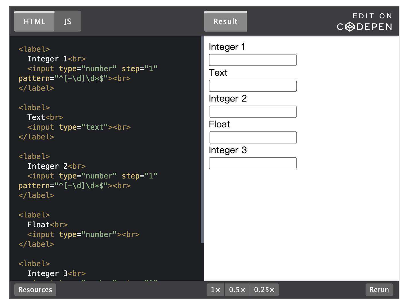 译|使HTML 5数字输入仅接受整数