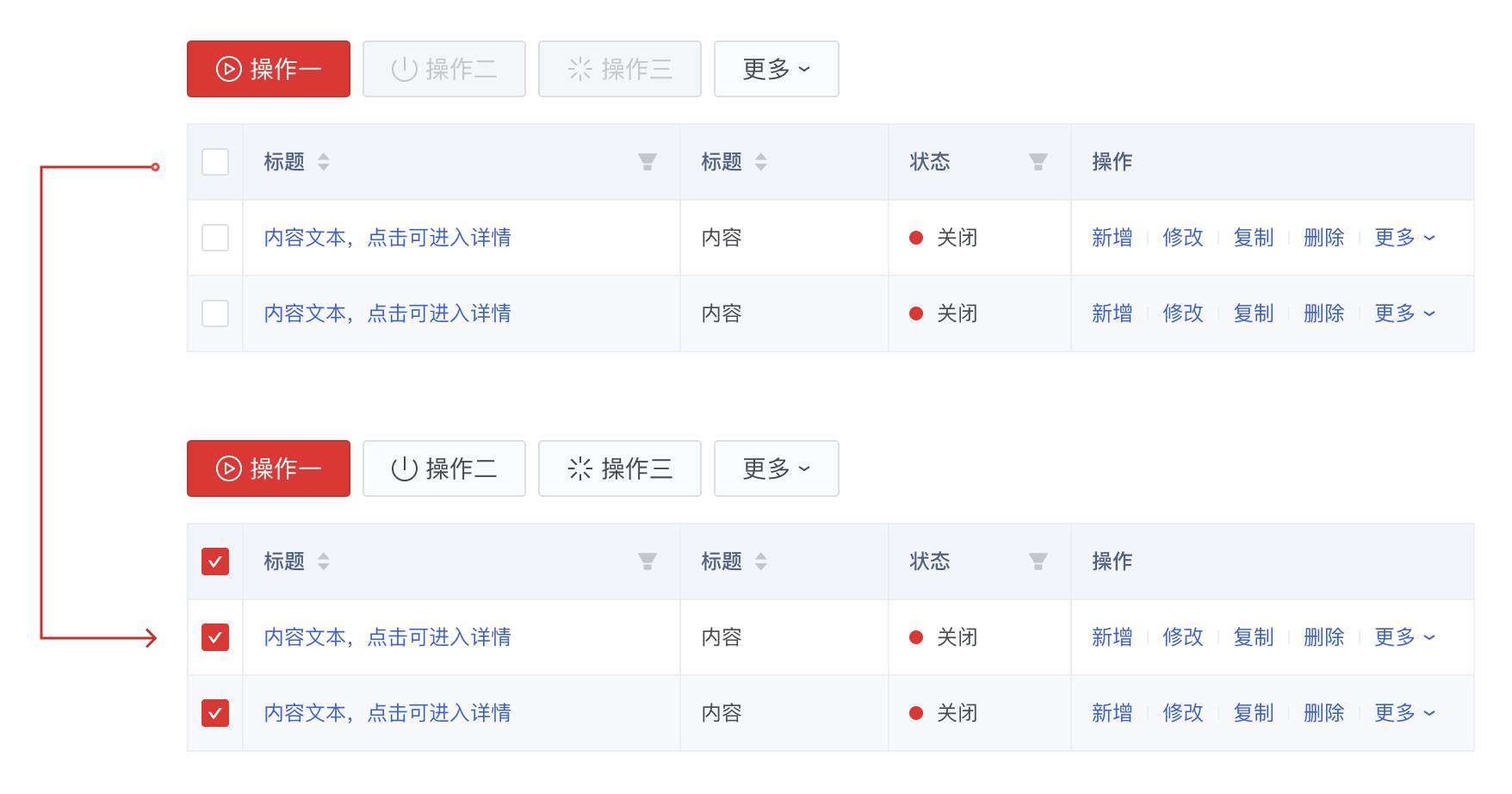 组件库规范之table组件