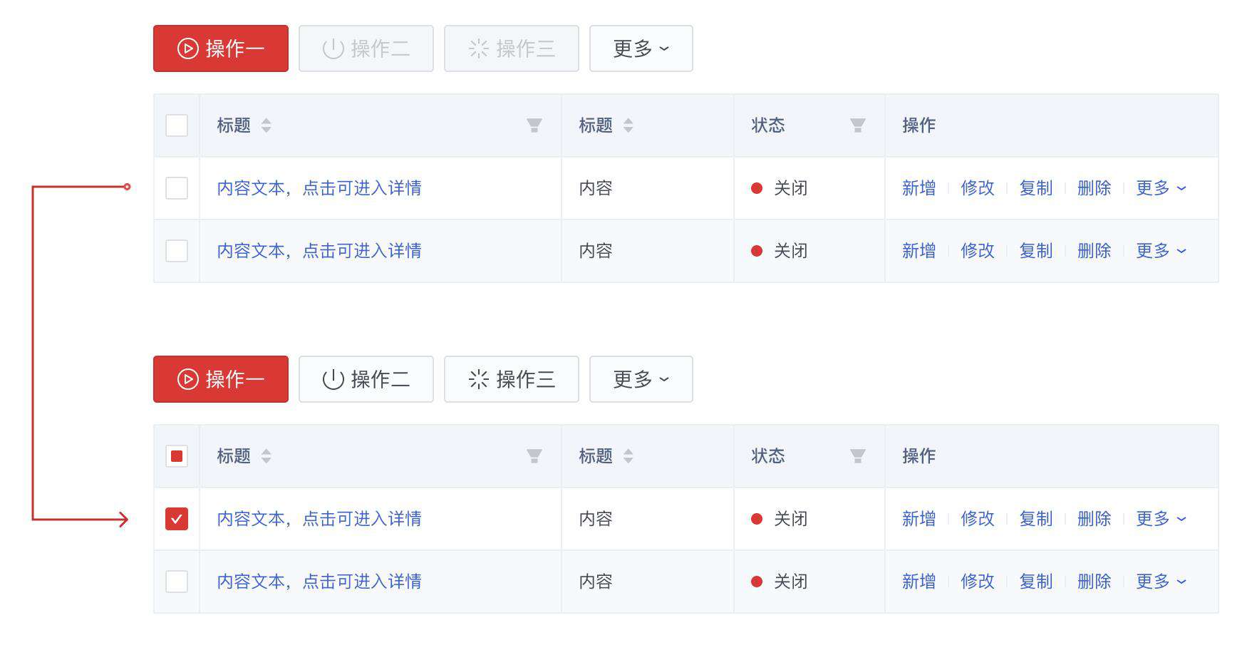 组件库规范之table组件