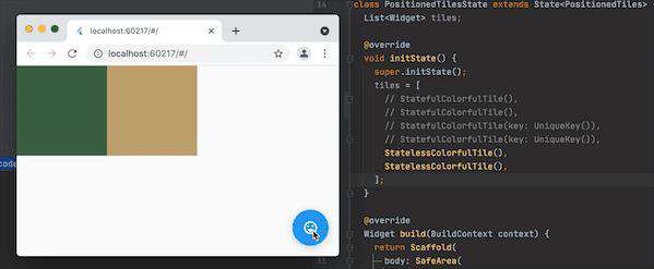 【Flutter】Widget的key是干啥的