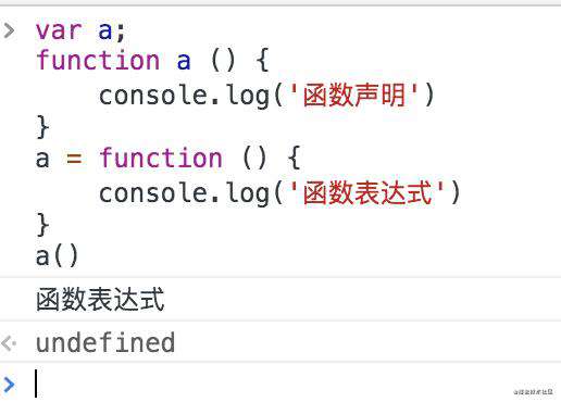 【js基础】函数声明和函数表达式