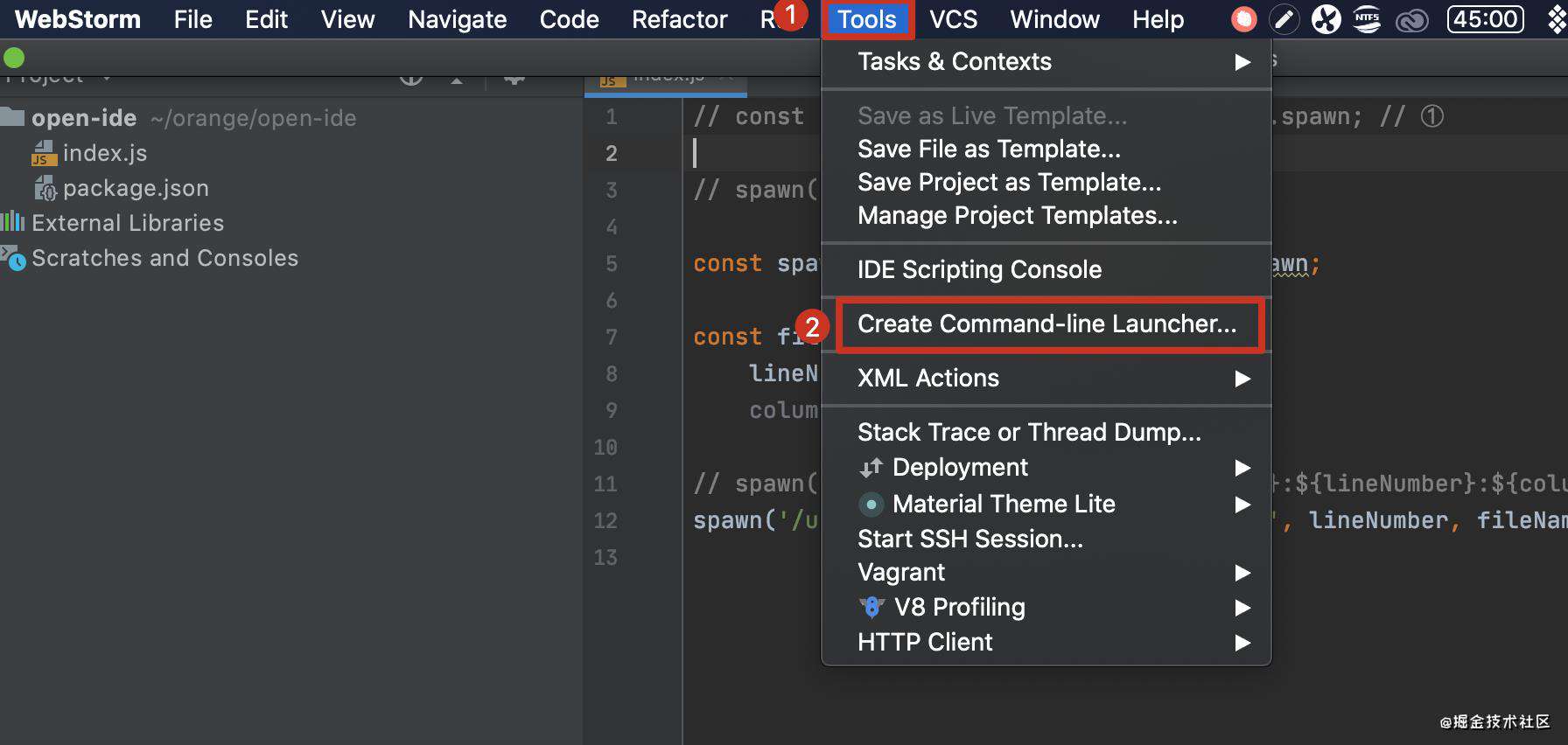 【每日一问】如何通过node在vscode及webstorm中打开文件？