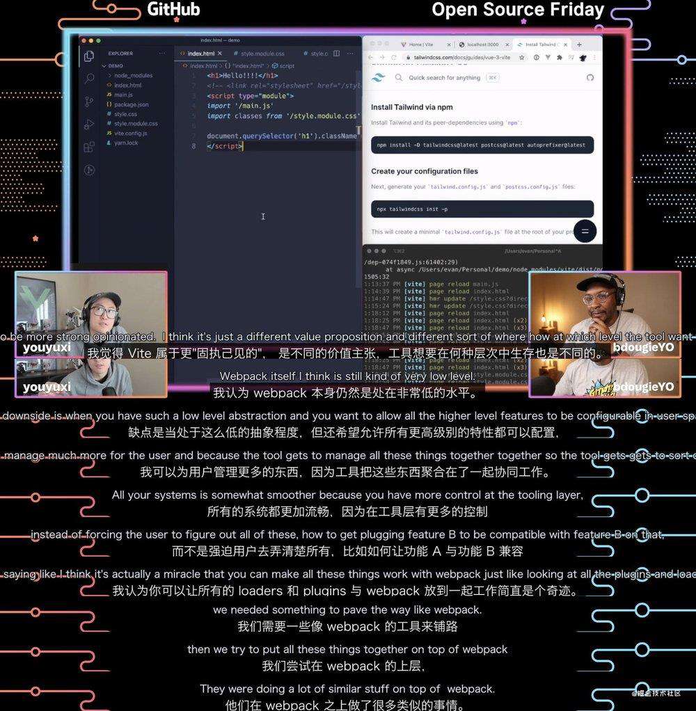 【译】下一代前端构建工具 ViteJS 中英双语字幕 ｜ 技术点评